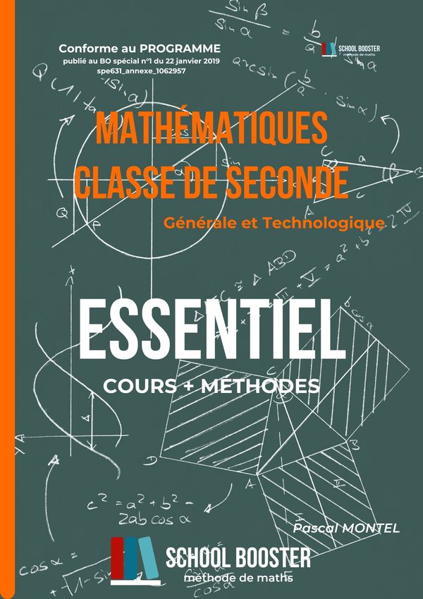 Couverture — ESSENTIEL — Mathématiques - Classe de 2nde