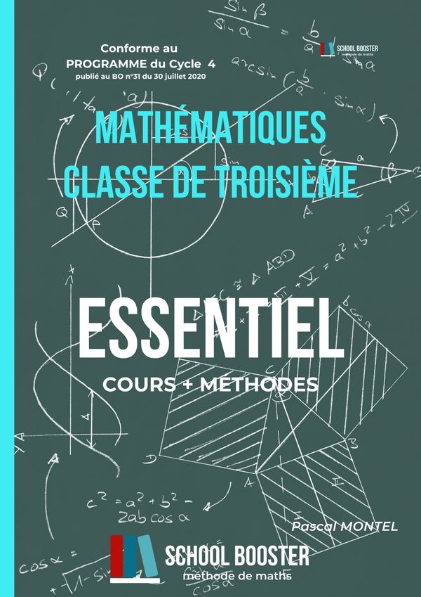 Couverture — ESSENTIEL — Mathématiques - Classe de 3e