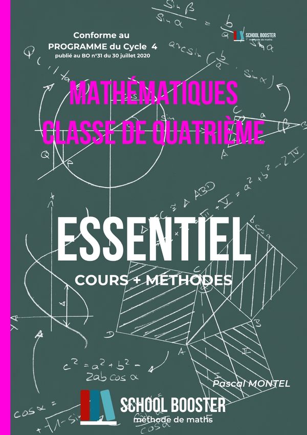 Couverture — ESSENTIEL — Mathématiques - Classe de 4e