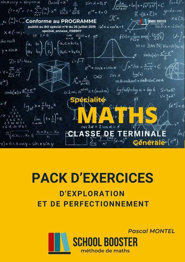 Couverture — PACK D'EXERCICES — Mathématiques - Classe de Terminale