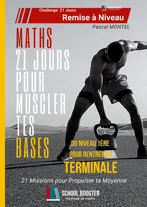 Couverture — MATHS — 21 JOURS POUR MUSCLER TES BASES — Entrée en Terminale